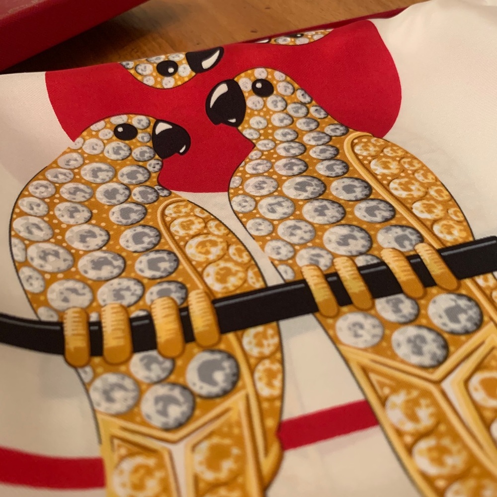 Brand New Muse de Cartier Silk Scarf- Unworn